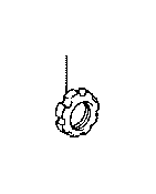 View NUT(FOR OVERDRIVE PLANETARY GEAR) Full-Sized Product Image