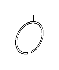View RING,  SHAFT SNAP (FOR UNDERDRIVE 1 WAY CLUTCH) Full-Sized Product Image
