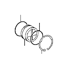 View RING,  HOLE SNAP (FOR 2ND COAST BRAKE COVER) Full-Sized Product Image