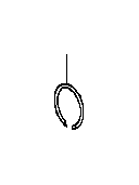 View RING,  SHAFT SNAP(FOR FORWARD CLUTCH PISTON RETURN SPRING) Full-Sized Product Image