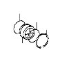 View RING,  HOLE SNAP (FOR 2ND COAST BRAKE COVER) Full-Sized Product Image