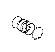 View RING,  HOLE SNAP (FOR 2ND COAST BRAKE COVER) Full-Sized Product Image