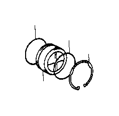 View RING,  HOLE SNAP (FOR 2ND COAST BRAKE COVER) Full-Sized Product Image