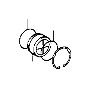 View RING,  HOLE SNAP (FOR 2ND COAST BRAKE COVER) Full-Sized Product Image