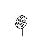 View NUT(FOR OVERDRIVE PLANETARY GEAR) Full-Sized Product Image