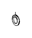 View BEARING,  THRUST NEEDLE ROLLER (FOR INPUT SHAFT FRONT) Full-Sized Product Image