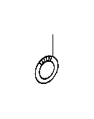 View BEARING,  THRUST NEEDLE ROLLER (FOR INPUT SUN GEAR) Full-Sized Product Image