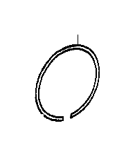 View RING,  SHAFT SNAP (FOR UNDERDRIVE 1 WAY CLUTCH) Full-Sized Product Image