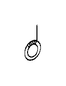 View BEARING,  THRUST NEEDLE ROLLER (FOR INPUT SUN GEAR) Full-Sized Product Image