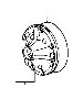 View RING,  O (FOR FRONT OIL PUMP BODY) Full-Sized Product Image