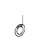 View BEARING,  THRUST NEEDLE ROLLER (FOR INPUT SUN GEAR) Full-Sized Product Image 1 of 10