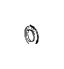 View BEARING,  THRUST NEEDLE ROLLER (FOR INPUT SHAFT FRONT) Full-Sized Product Image 1 of 10