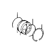 View RING,  HOLE SNAP (FOR 2ND COAST BRAKE COVER) Full-Sized Product Image 1 of 10