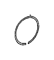 View RING,  HOLE SNAP (FOR UNDERDRIVE CLUTCH FLANGE NO. 2) Full-Sized Product Image 1 of 10
