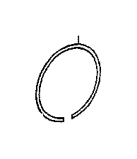 View RING,  SHAFT SNAP (FOR UNDERDRIVE 1 WAY CLUTCH) Full-Sized Product Image