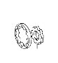View GEAR,  FRONT OIL PUMP DRIVE Full-Sized Product Image
