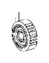 View RACE,  THRUST BEARING (FOR FRONT CLUTCH DRUM) Full-Sized Product Image