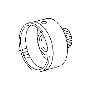 View BEARING,  THRUST(FOR FRONT CLUTCH HUB) Full-Sized Product Image