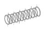 View Transmission Clutch Friction Plate Full-Sized Product Image
