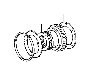 View WASHER,  OVERDRIVE PLANETARY GEAR THRUST,  NO. 3 Full-Sized Product Image