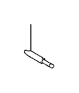 View ROD,  2ND COAST BRAKE PISTON Full-Sized Product Image 1 of 10