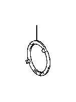 View WASHER,  CLUTCH DRUM THRUST (FOR STATOR SHAFT) Full-Sized Product Image