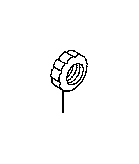 View NUT(FOR OVERDRIVE PLANETARY GEAR) Full-Sized Product Image