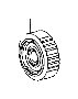 View RACE,  THRUST BEARING (FOR FRONT CLUTCH DRUM) Full-Sized Product Image