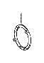 View WASHER,  CLUTCH DRUM THRUST (FOR STATOR SHAFT) Full-Sized Product Image