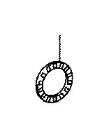 View BEARING,  THRUST NEEDLE ROLLER (FOR REAR PLANETARY FLANGE) Full-Sized Product Image