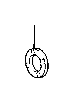View SPACER,  TRANSFER OUTPUT SHAFT,  NO. 1 Full-Sized Product Image 1 of 4