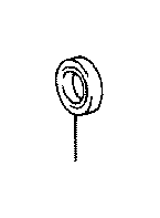 View Transfer Case Input Shaft Seal (Right, Front) Full-Sized Product Image