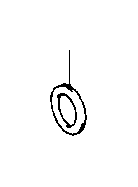 View WASHER,  PLATE (FOR REAR DIFFERENTIAL DRIVE PINION) Full-Sized Product Image
