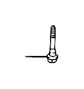 View BOLT,  NO. 4 (FOR REAR DIFFERENTIAL CARRIER SET) Full-Sized Product Image 1 of 2