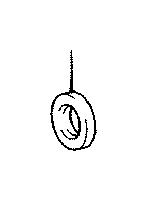 View Differential Pinion Seal (Front, Rear) Full-Sized Product Image