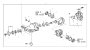 View Differential Drive Pinion Oil Deflector (Rear) Full-Sized Product Image 1 of 9