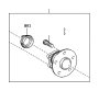 View Wheel Bearing and Hub (Left, Right, Rear) Full-Sized Product Image 1 of 2