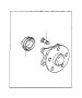 View Wheel Bearing and Hub (Left, Right, Front) Full-Sized Product Image 1 of 2