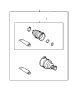 View CV Joint Boot Kit (Left, Right, Front) Full-Sized Product Image