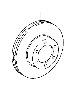 View Disc Brake Rotor (Front) Full-Sized Product Image