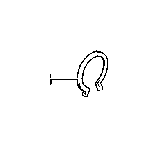 View CV Axle Shaft C-Clip Full-Sized Product Image