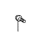 View BOLT (FOR FRONT DIFFERENTIAL CARRIER RETAINER) Full-Sized Product Image 1 of 2