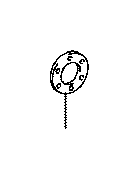 View Differential Side Gear Thrust Washer (Front, Rear) Full-Sized Product Image