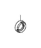 View OIL SEAL,  FRONT DRIVE SHAFT,  LEFT Full-Sized Product Image