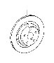 View Disc Brake Rotor (Front) Full-Sized Product Image