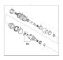 View CV Joint Retaining Ring (Left, Right, Front) Full-Sized Product Image