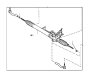 View Steering Tie Rod Nut (Left, Right, Front, Rear, Upper, Lower) Full-Sized Product Image