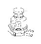 View Power Steering Reservoir Cap Full-Sized Product Image