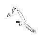 View Power Steering Pressure Hose Full-Sized Product Image
