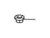 View Rack and Pinion Mount Nut (Front, Lower) Full-Sized Product Image 1 of 3